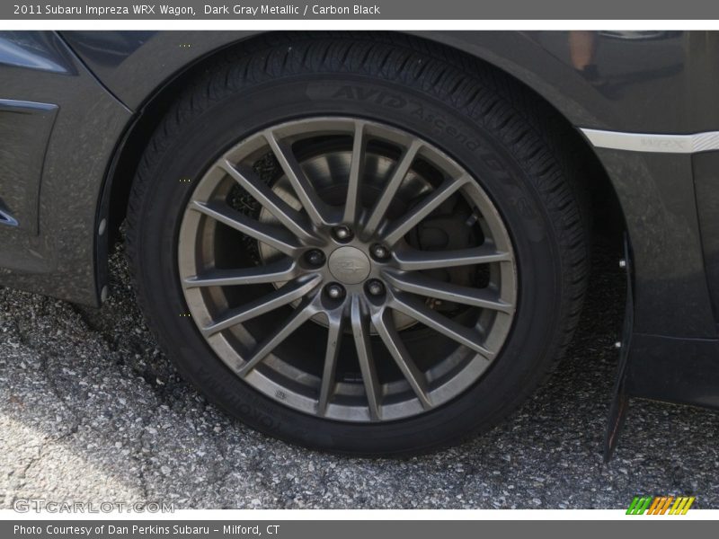 Dark Gray Metallic / Carbon Black 2011 Subaru Impreza WRX Wagon