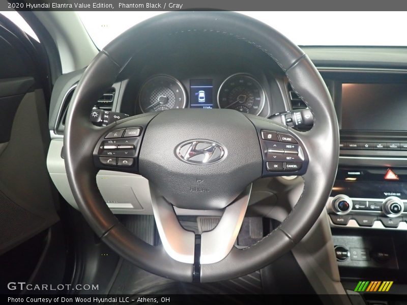 Phantom Black / Gray 2020 Hyundai Elantra Value Edition