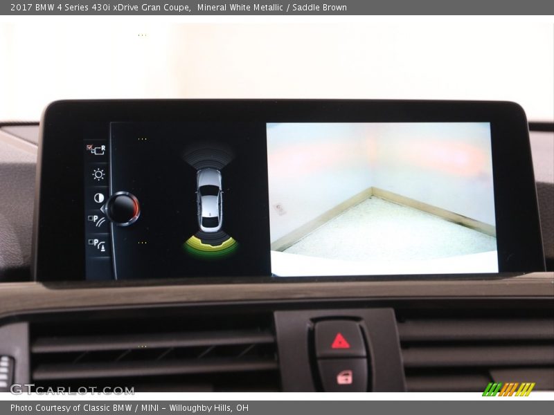 Mineral White Metallic / Saddle Brown 2017 BMW 4 Series 430i xDrive Gran Coupe