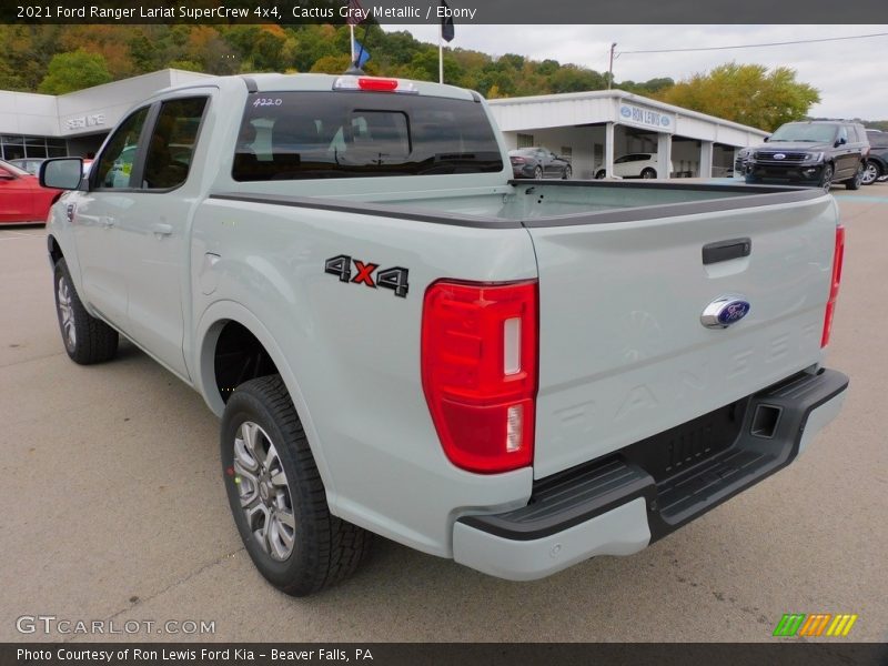 Cactus Gray Metallic / Ebony 2021 Ford Ranger Lariat SuperCrew 4x4