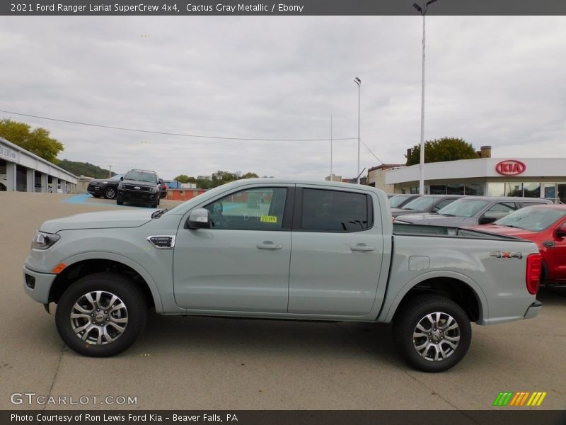  2021 Ranger Lariat SuperCrew 4x4 Cactus Gray Metallic