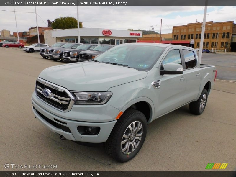 Cactus Gray Metallic / Ebony 2021 Ford Ranger Lariat SuperCrew 4x4