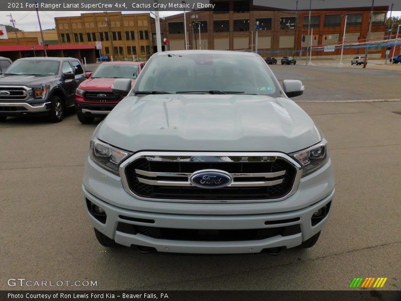 Cactus Gray Metallic / Ebony 2021 Ford Ranger Lariat SuperCrew 4x4
