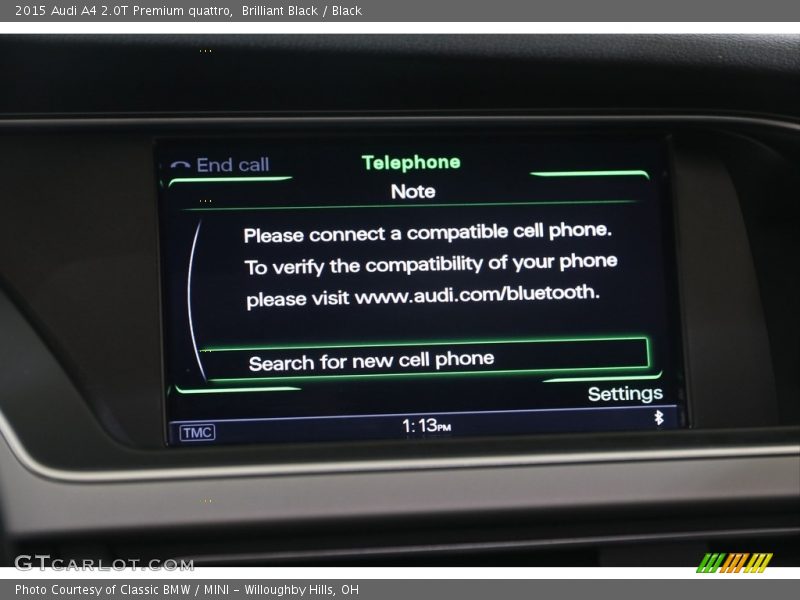 Brilliant Black / Black 2015 Audi A4 2.0T Premium quattro