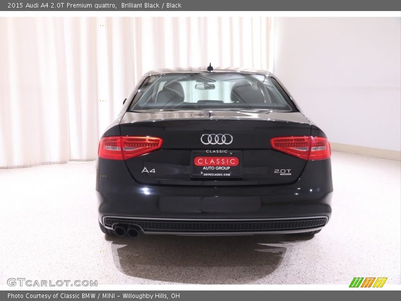 Brilliant Black / Black 2015 Audi A4 2.0T Premium quattro