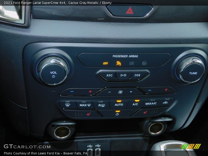 Cactus Gray Metallic / Ebony 2021 Ford Ranger Lariat SuperCrew 4x4
