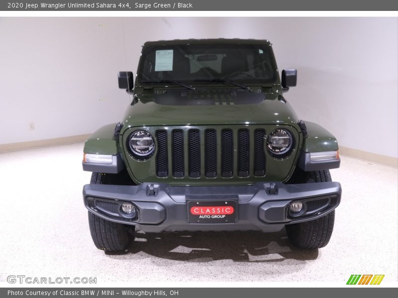 Sarge Green / Black 2020 Jeep Wrangler Unlimited Sahara 4x4