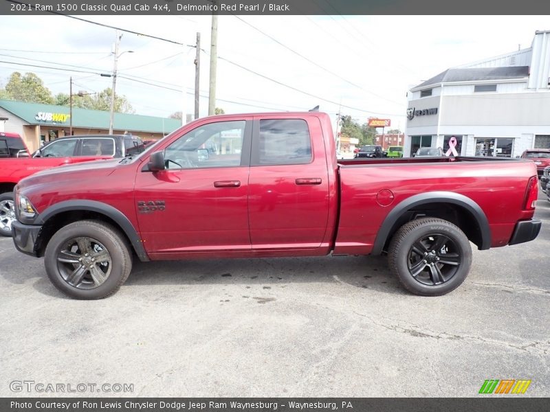 Delmonico Red Pearl / Black 2021 Ram 1500 Classic Quad Cab 4x4