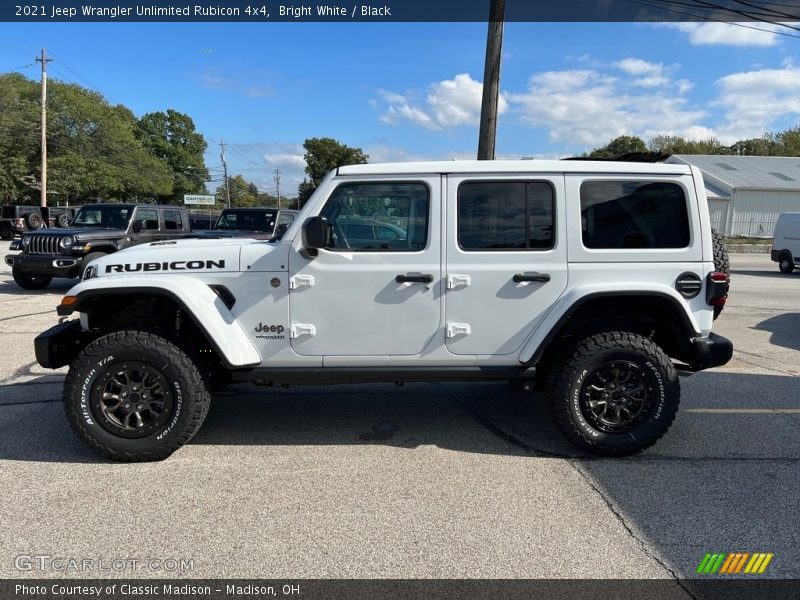 Bright White / Black 2021 Jeep Wrangler Unlimited Rubicon 4x4
