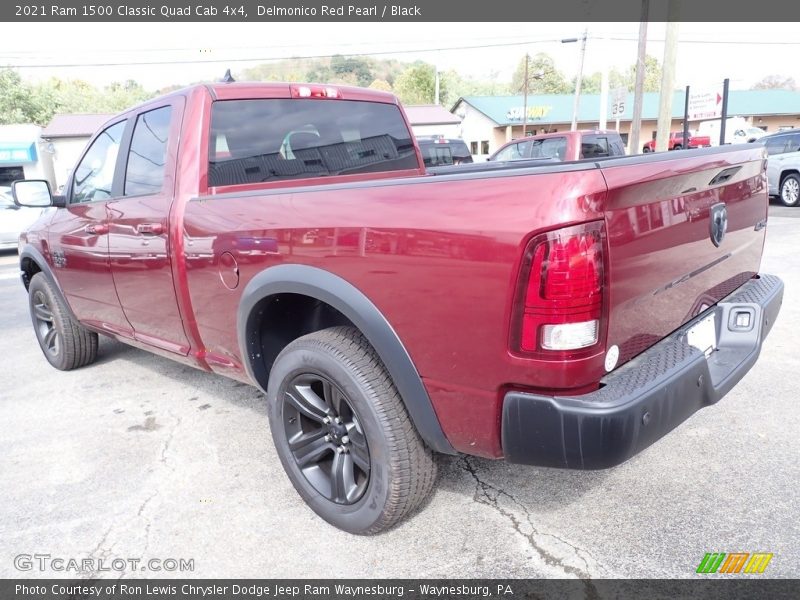 Delmonico Red Pearl / Black 2021 Ram 1500 Classic Quad Cab 4x4