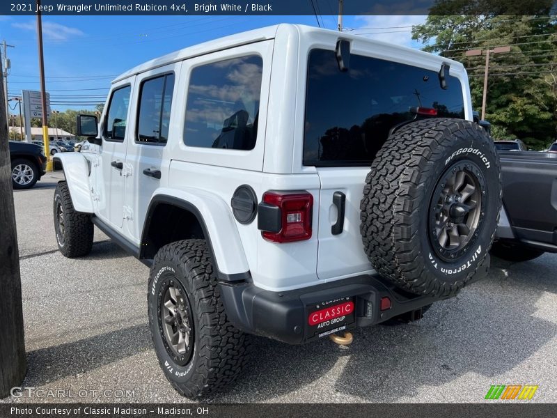 Bright White / Black 2021 Jeep Wrangler Unlimited Rubicon 4x4
