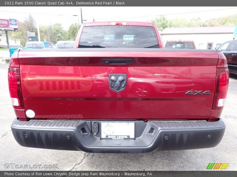 Delmonico Red Pearl / Black 2021 Ram 1500 Classic Quad Cab 4x4