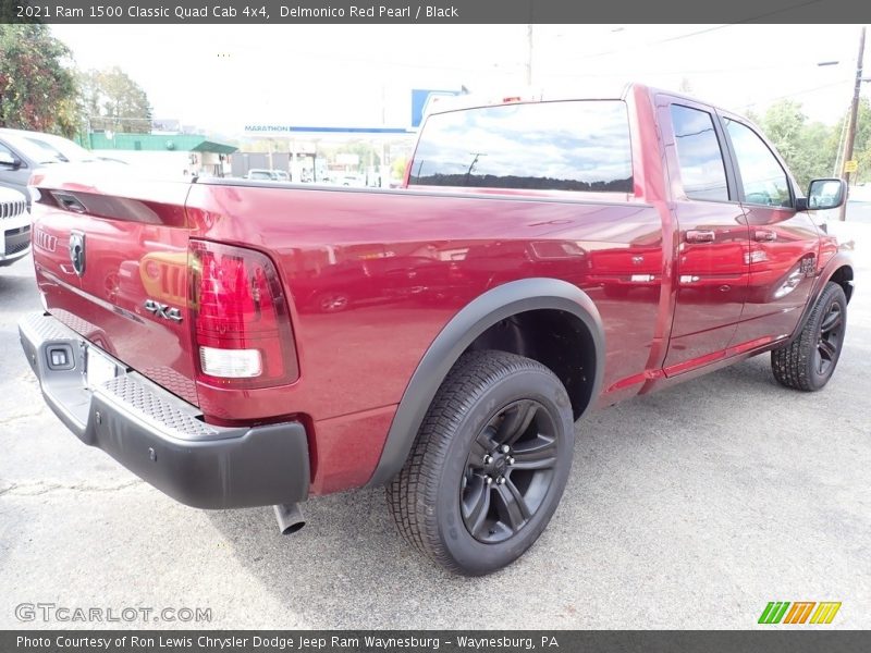 Delmonico Red Pearl / Black 2021 Ram 1500 Classic Quad Cab 4x4