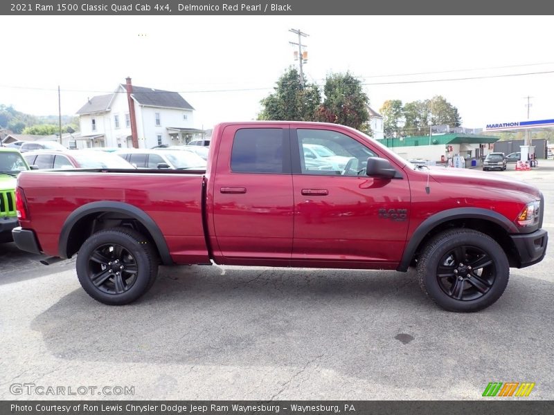 Delmonico Red Pearl / Black 2021 Ram 1500 Classic Quad Cab 4x4
