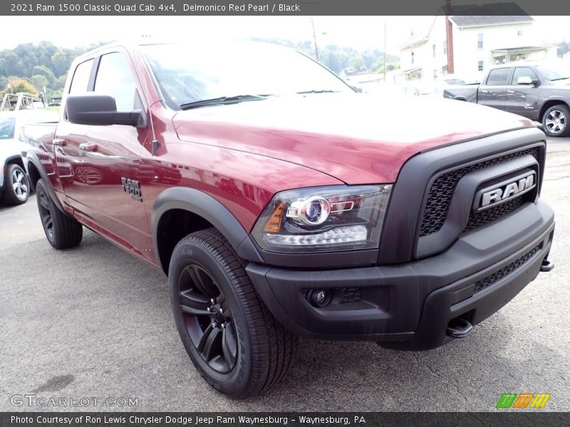 Delmonico Red Pearl / Black 2021 Ram 1500 Classic Quad Cab 4x4