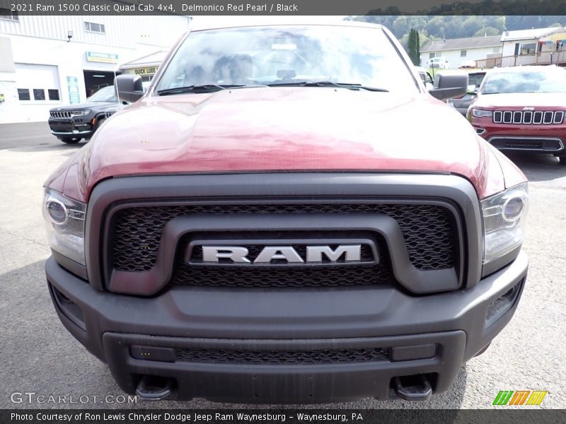 Delmonico Red Pearl / Black 2021 Ram 1500 Classic Quad Cab 4x4