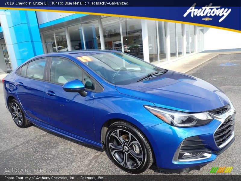 Kinetic Blue Metallic / Jet Black/­Galvanized 2019 Chevrolet Cruze LT