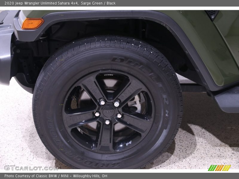 Sarge Green / Black 2020 Jeep Wrangler Unlimited Sahara 4x4