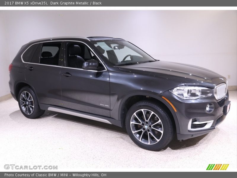 Dark Graphite Metallic / Black 2017 BMW X5 xDrive35i