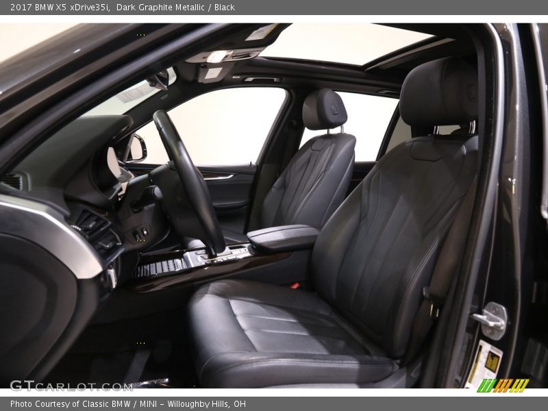 Dark Graphite Metallic / Black 2017 BMW X5 xDrive35i