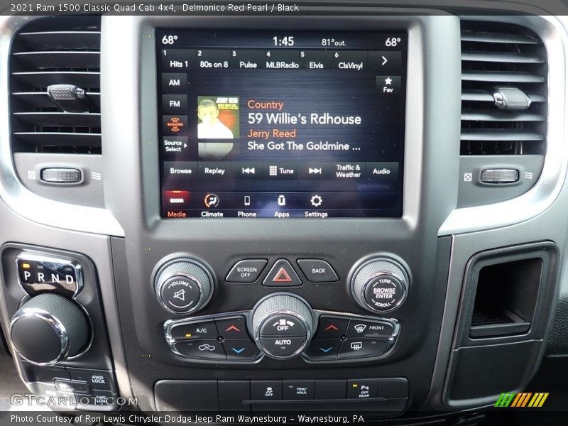 Delmonico Red Pearl / Black 2021 Ram 1500 Classic Quad Cab 4x4