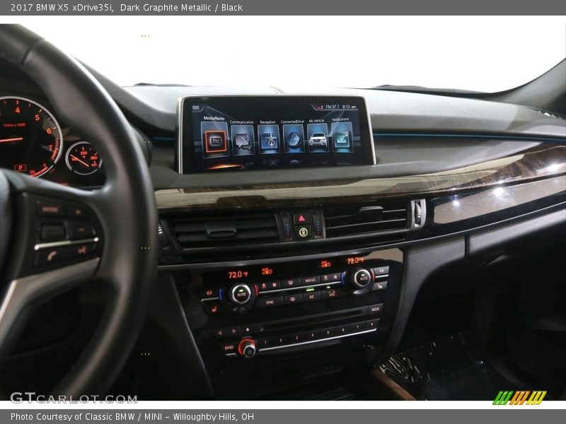 Dark Graphite Metallic / Black 2017 BMW X5 xDrive35i