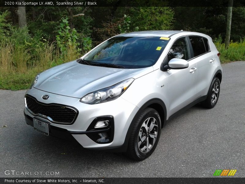Sparkling Silver / Black 2020 Kia Sportage LX AWD