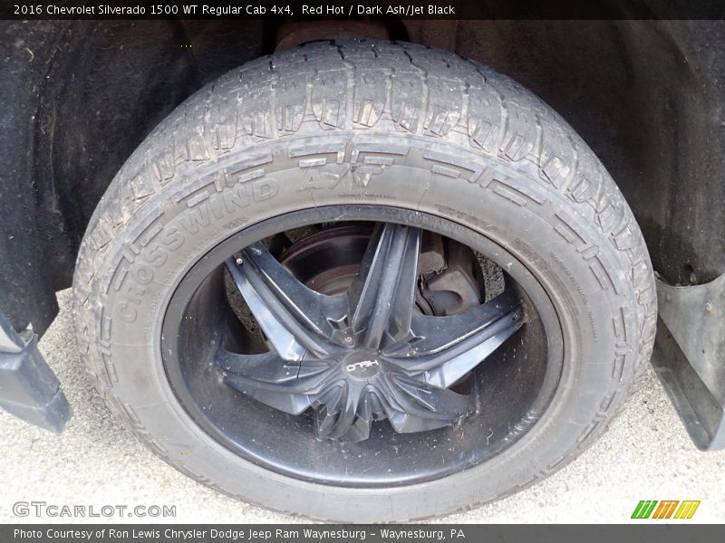 Custom Wheels of 2016 Silverado 1500 WT Regular Cab 4x4