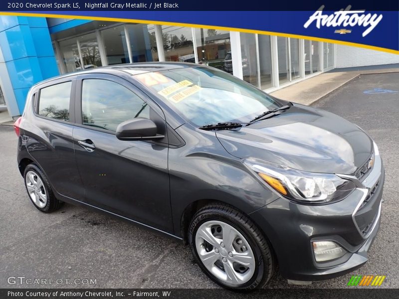 Nightfall Gray Metallic / Jet Black 2020 Chevrolet Spark LS