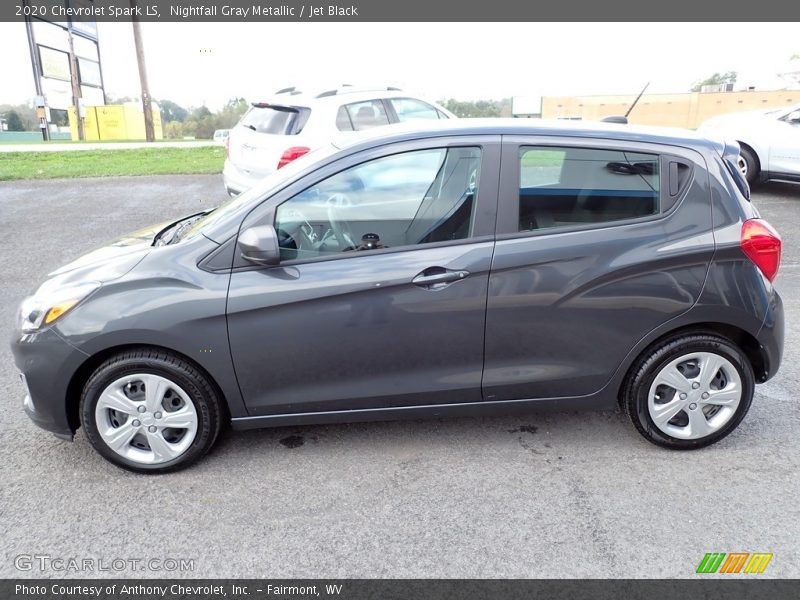 Nightfall Gray Metallic / Jet Black 2020 Chevrolet Spark LS