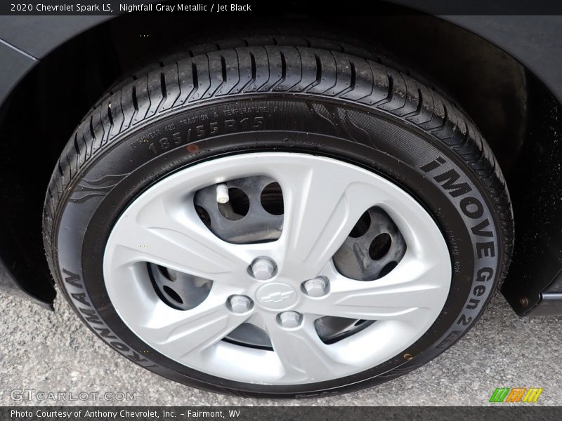 Nightfall Gray Metallic / Jet Black 2020 Chevrolet Spark LS