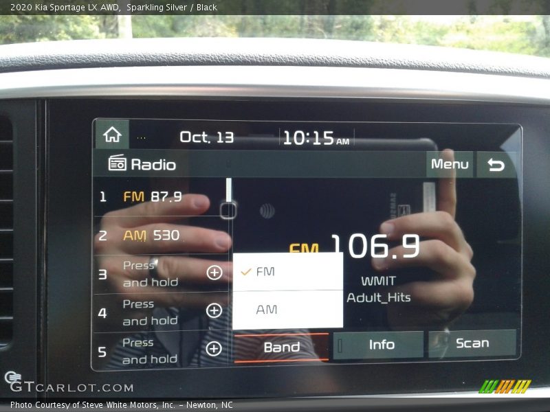 Sparkling Silver / Black 2020 Kia Sportage LX AWD