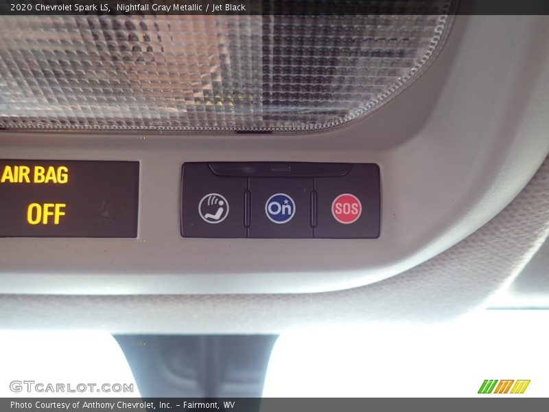 Nightfall Gray Metallic / Jet Black 2020 Chevrolet Spark LS