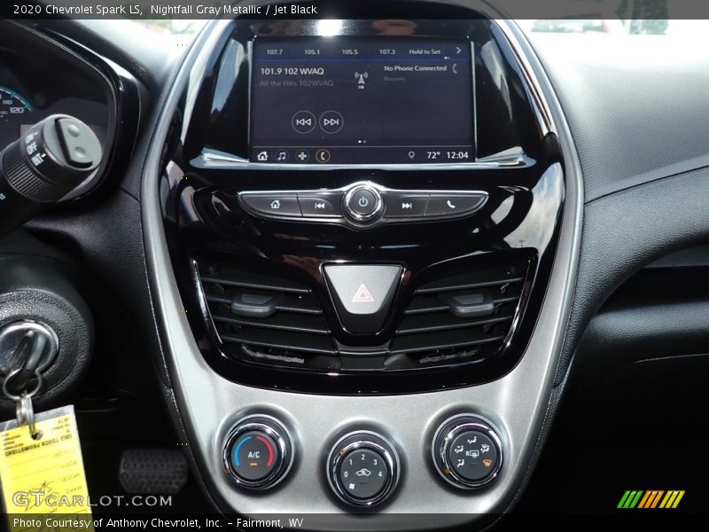 Nightfall Gray Metallic / Jet Black 2020 Chevrolet Spark LS