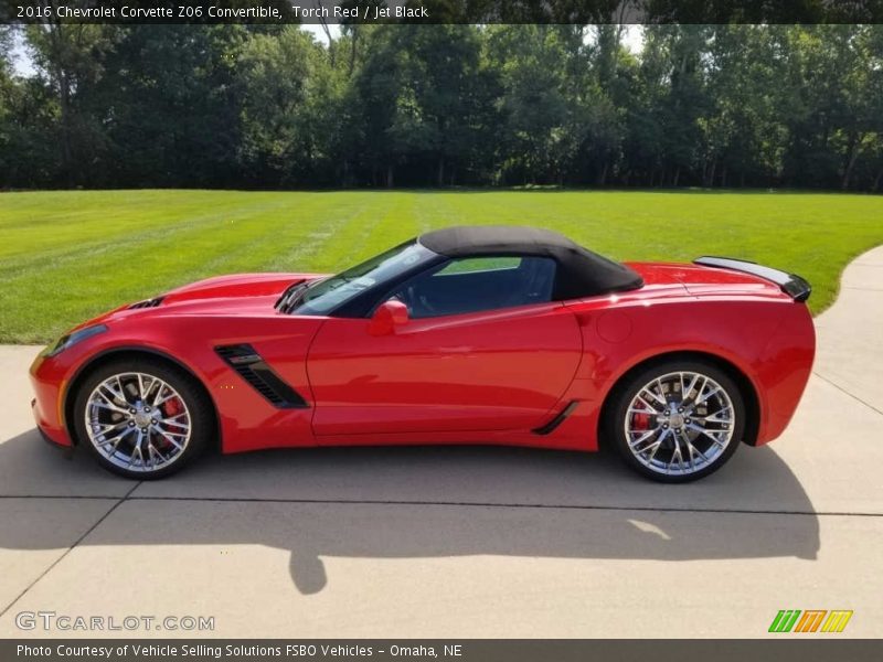 Torch Red / Jet Black 2016 Chevrolet Corvette Z06 Convertible