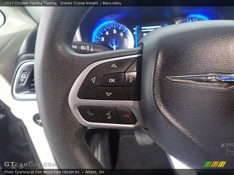 Granite Crystal Metallic / Black/Alloy 2017 Chrysler Pacifica Touring