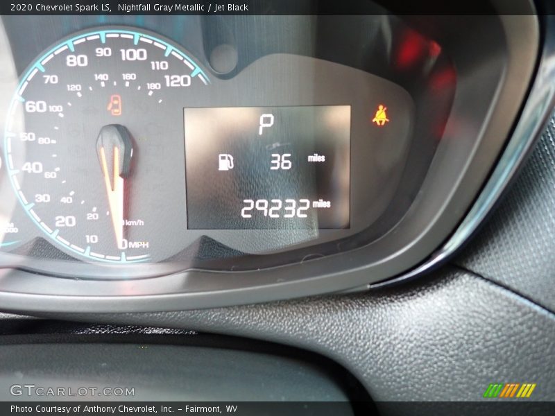 Nightfall Gray Metallic / Jet Black 2020 Chevrolet Spark LS