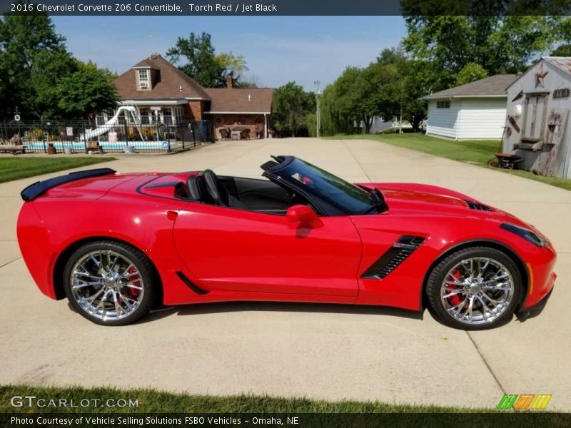 Torch Red / Jet Black 2016 Chevrolet Corvette Z06 Convertible