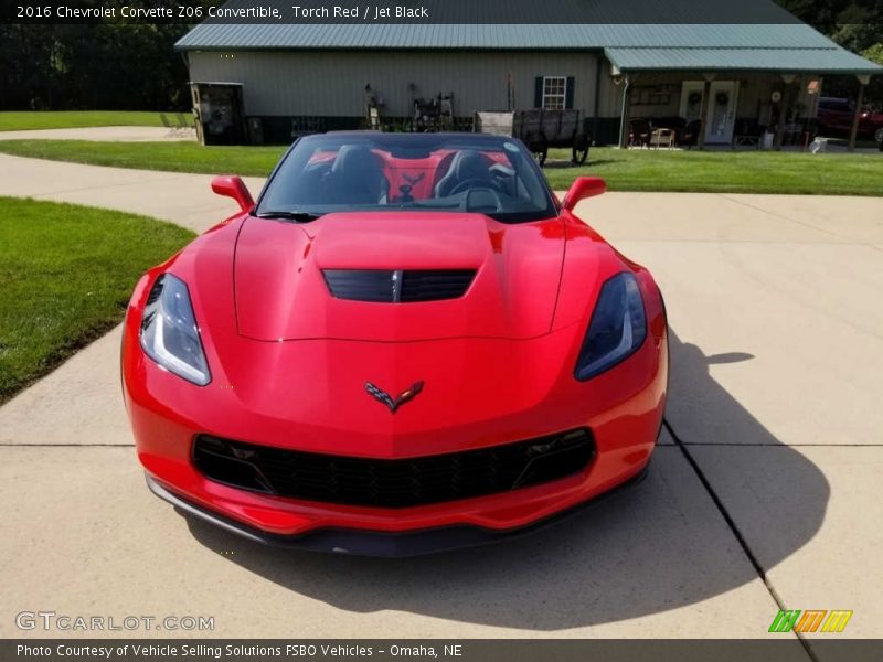 Torch Red / Jet Black 2016 Chevrolet Corvette Z06 Convertible