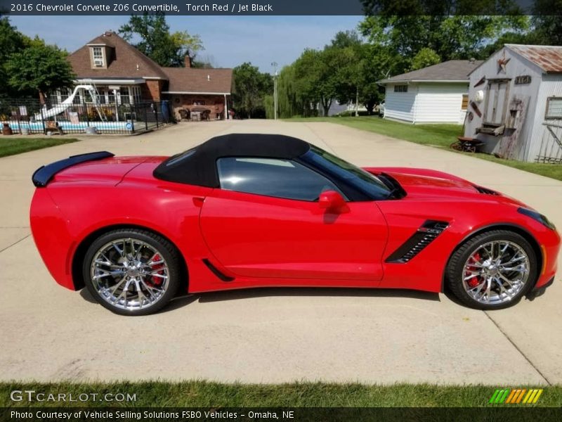 Torch Red / Jet Black 2016 Chevrolet Corvette Z06 Convertible