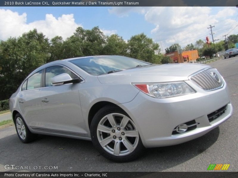 Quicksilver Metallic / Dark Titanium/Light Titanium 2010 Buick LaCrosse CXL