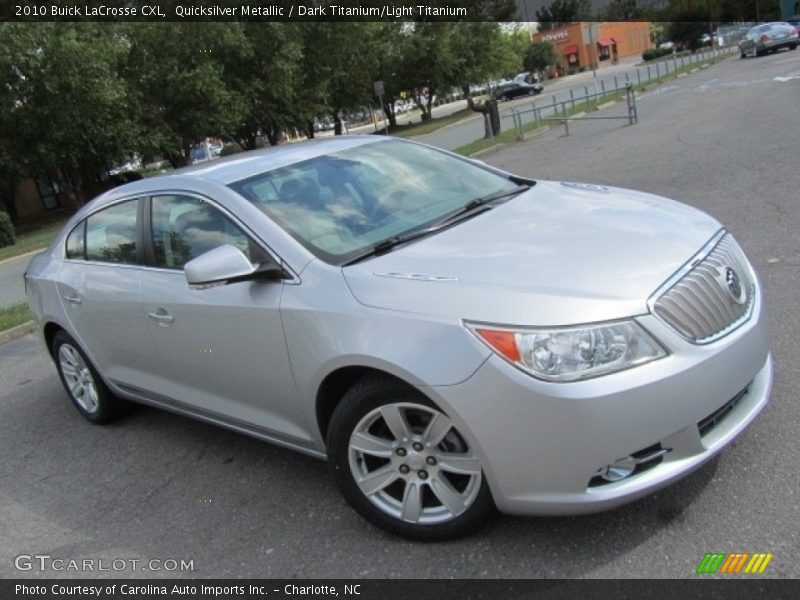 Quicksilver Metallic / Dark Titanium/Light Titanium 2010 Buick LaCrosse CXL
