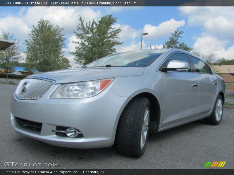 Quicksilver Metallic / Dark Titanium/Light Titanium 2010 Buick LaCrosse CXL