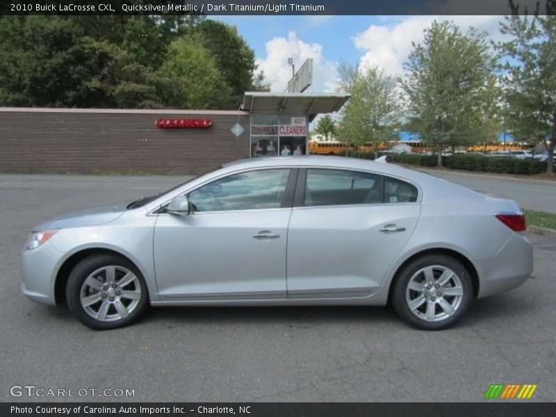 Quicksilver Metallic / Dark Titanium/Light Titanium 2010 Buick LaCrosse CXL