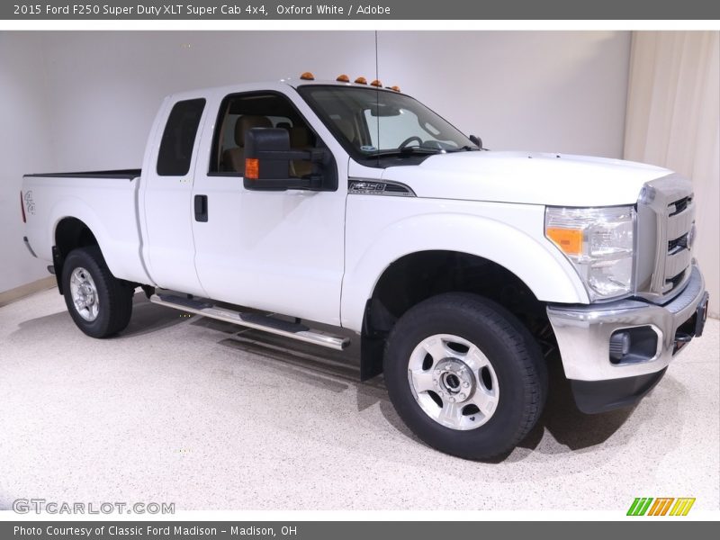 Oxford White / Adobe 2015 Ford F250 Super Duty XLT Super Cab 4x4