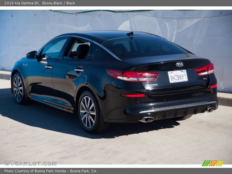 Ebony Black / Black 2019 Kia Optima EX