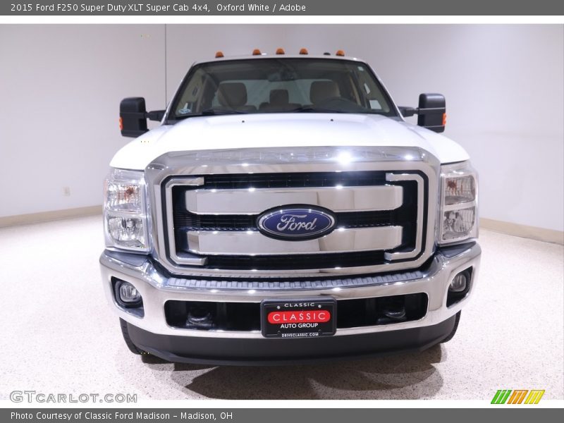 Oxford White / Adobe 2015 Ford F250 Super Duty XLT Super Cab 4x4