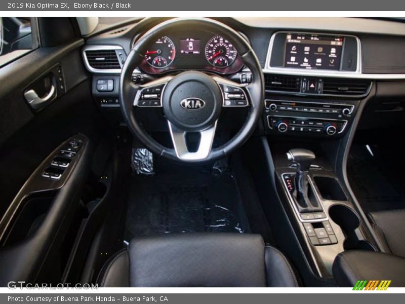 Ebony Black / Black 2019 Kia Optima EX