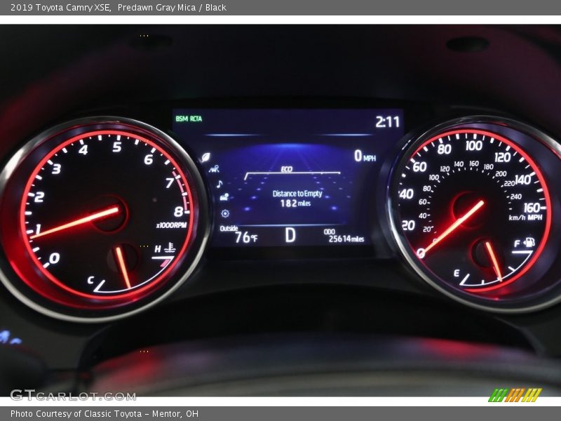 Predawn Gray Mica / Black 2019 Toyota Camry XSE