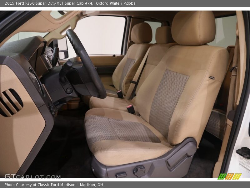 Oxford White / Adobe 2015 Ford F250 Super Duty XLT Super Cab 4x4